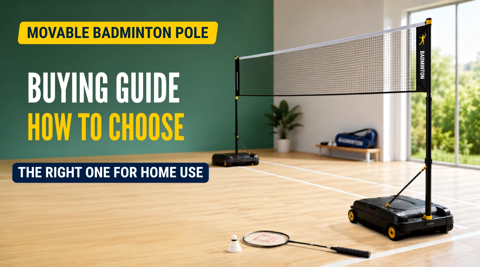 Movable Badminton Pole Buying Guide: How to Choose the Right One for Home Use